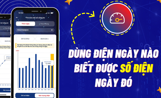 Nhiều tiện ích cho khách hàng từ App EVNHANOI